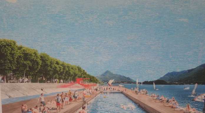 Lecco, il lungolago del futuro: piscine e una piazza sull’acqua