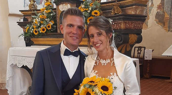 Valeria e Michele Fontana sposi, un matrimonio ‘in azzurro’ per i due atleti