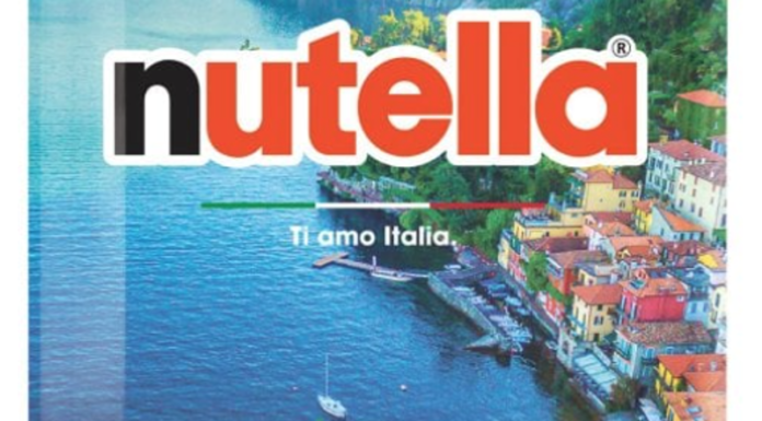 ‘Ti amo Italia’, sul barattolo della Nutella c’è anche Varenna