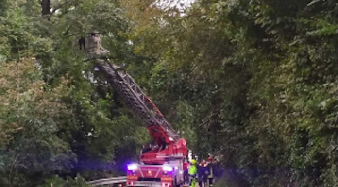Maltempo, vigili del Fuoco al lavoro: chiusa la strada che porta ai Pian dei Resinelli