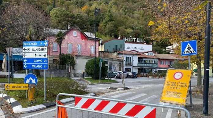 Allerta meteo: chiude la Lecco – Bellagio in località Moregallo