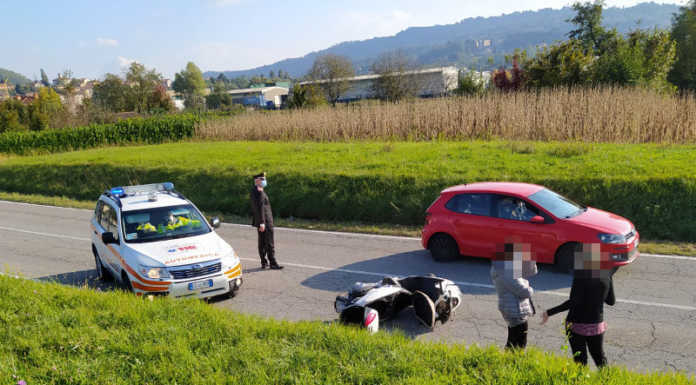 Dolzago, incidente stradale sulla Provinciale 51