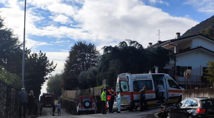 Civate, incendio in un’abitazione, soccorsi due anziani