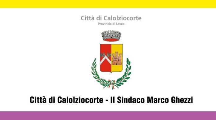 Calolzio. Il messaggio del sindaco Ghezzi: “In città situazione sotto controllo”