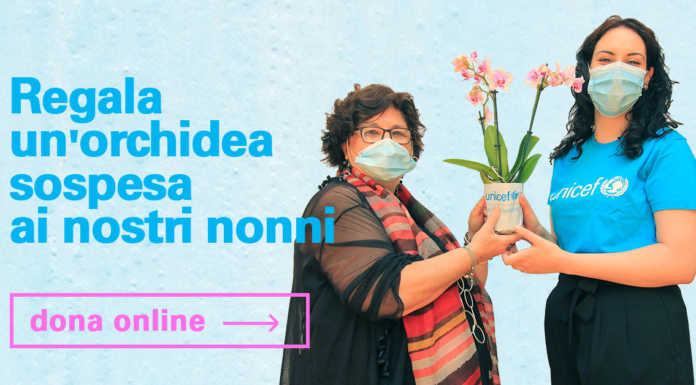 Oggi la Festa dei Nonni, l’Unicef li omaggia con un’Orchidea Sospesa