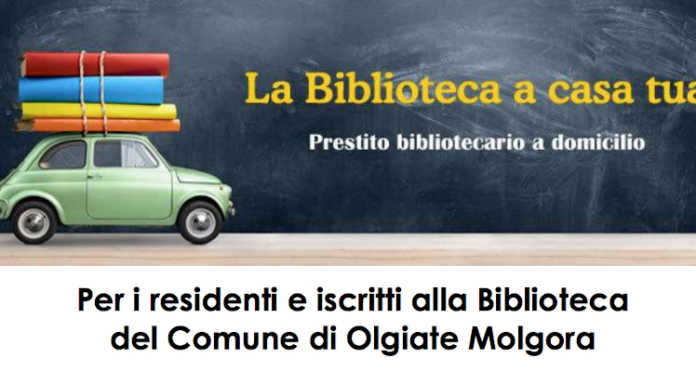 La biblioteca a casa tua: attivo il servizio anche a Olgiate