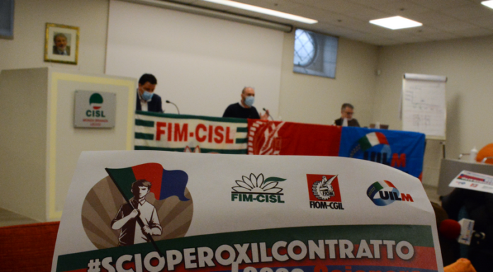 Metalmeccanici verso lo sciopero: giovedì incroceranno le braccia per 4 ore