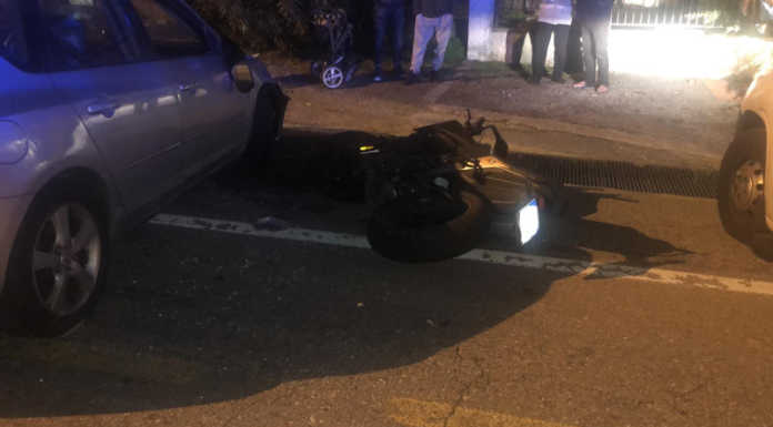 Airuno. Brutto incidente in serata tra auto e moto