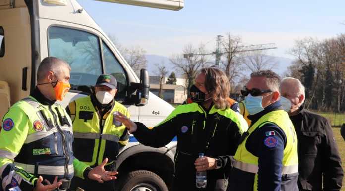 L’assessore regionale Foroni a Erba: “Grazie di cuore alla protezione civile”