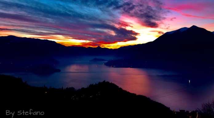 Tramonto sul lago di Como, gli splendidi scatti di Stefano Spotti