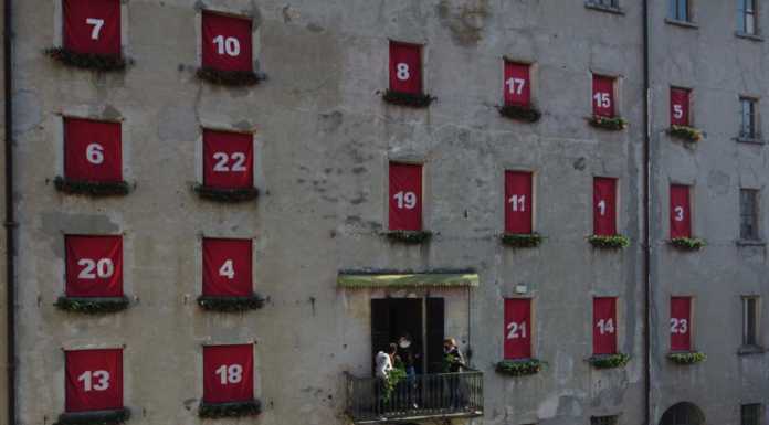 Abbadia, il Civico Museo Setificio Monti diventa un grande Calendario dell’Avvento