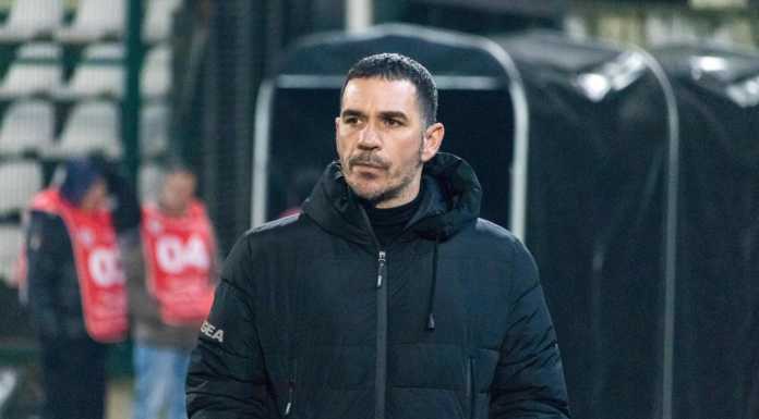 Calcio Serie C. Tra Lecco e Pontedera finisce a reti bianche Mister D'Agostino (credit foto Calcio Lecco 1912)