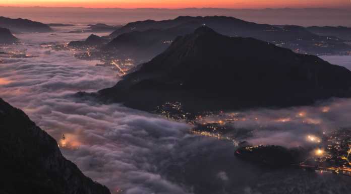 Il paesaggio incantato dal Forcellino nello scatto di Mauro Lanfranchi