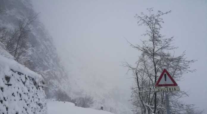 Provinciale chiusa per rischio slavine, isolato il comune di Morterone