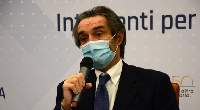 Fontana: “Dati in peggioramento, Senza inversione, rischio “zona rossa” attilio fontana presidente regione lombardia