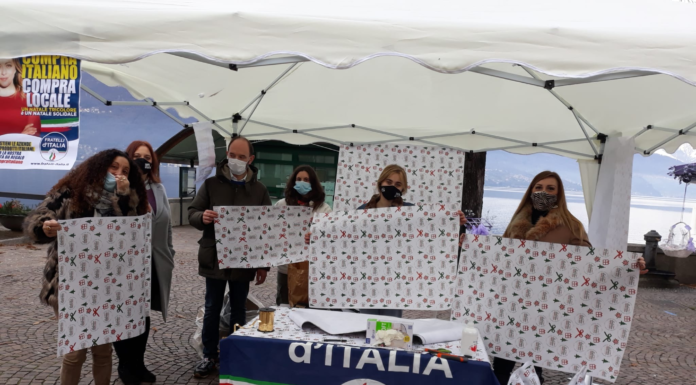 Fratelli d’Italia di Bellano e centro Lario Orientale a sostegno del commercio locale