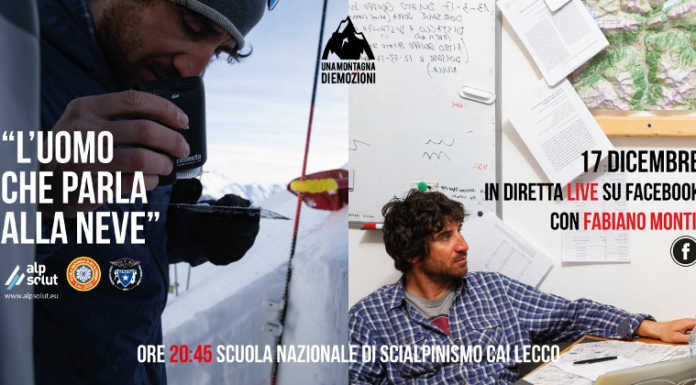 Una montagna di emozioni è on-line, appuntamento con Fabiano Monti