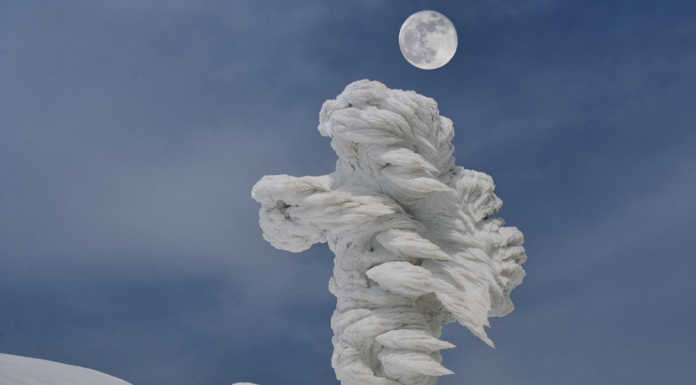 Dall’archivio di Mauro Lanfranchi… Un’opera d’arte in vetta al Grignone