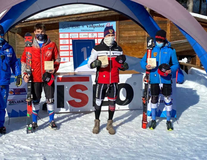 Anrea Bertoldini Sci Club Lecco secondo posto Slalom Val Palot