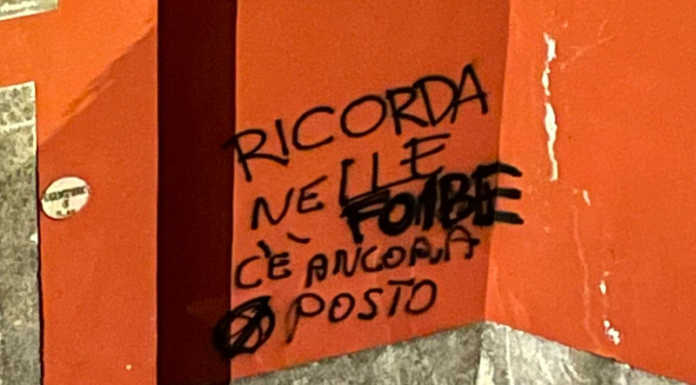 Rancio. Nuova scritta sul muro dell’acquedotto: inno alle foibe dopo quello ai nazisti
