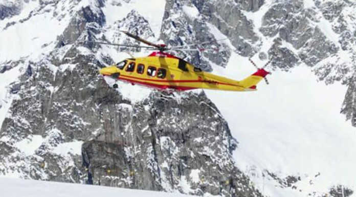 Incidente in montagna. Elisoccorso in azione sul Grignone elisoccorso