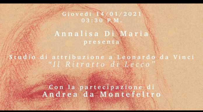 Il Ritratto di Lecco è di Leonardo, conferenza con la studiosa Di Maria