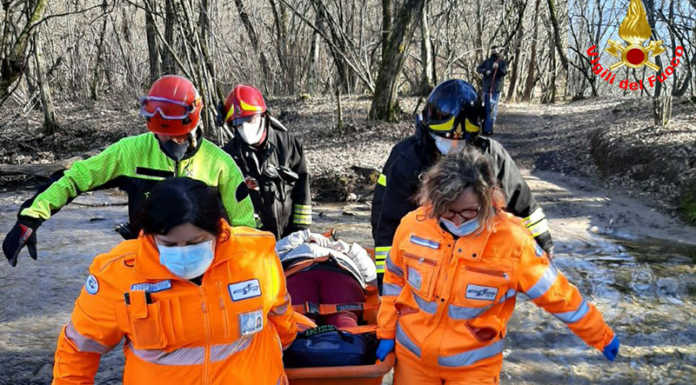 La Valletta. Persona soccorsa per una caduta nel parco del Curone