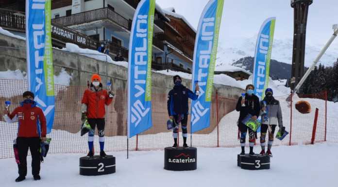 Sci Club Lecco: due podi nel Super G Allevi di Santa Caterina Sci Club Lecco Nico Picech podio