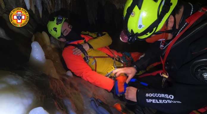 Soccorso in grotta, all’esercitazione anche la IX Speleologica del Soccorso Alpino