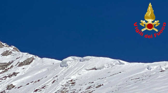 Rischio distacco valanga in Grignetta, sul posto i Vigili del Fuoco grignetta rischio valanga