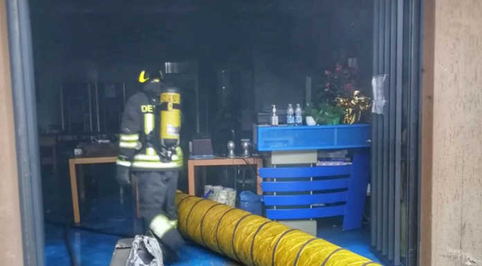 Missaglia. Principio d’incendio in una casa, intervengono i pompieri