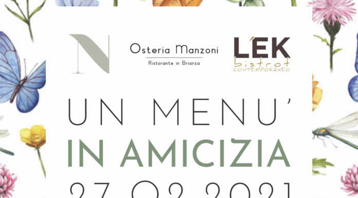 “Un menù in amicizia” la proposta ‘delivery’ condivisa da tre locali del territorio