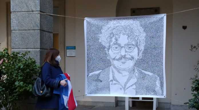 Anche Lecco con Patrick Zaky: in municipio, un ritratto del giovane