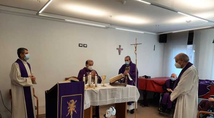 Lecco. L’arcivescovo Delpini celebra messa alla Rsa Borsieri