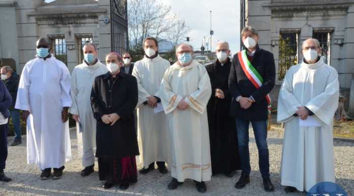 L’Arcivescovo Delpini in visita in Val San Martino per ricordare le vittime del covid