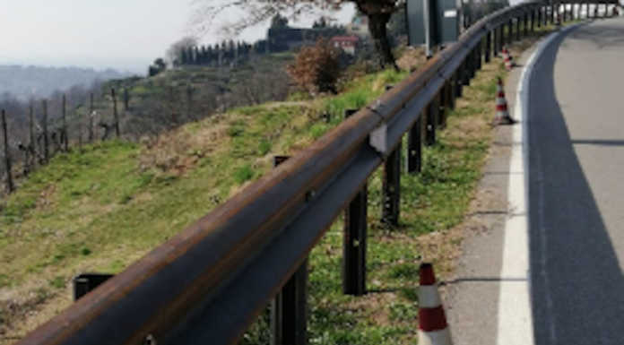 Montevecchia: ecco i nuovi guardrail. In Alta Collina arrivano quelli “effetto ruggine”