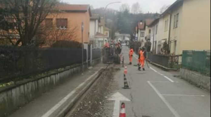 Olgiate, finalmente iniziati i lavori di posa della fibra ottica