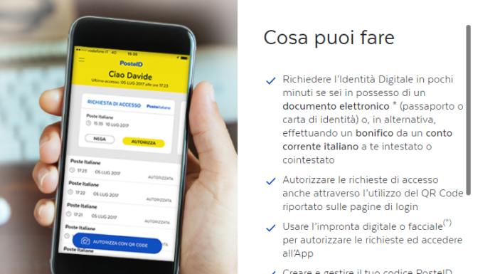 Poste Italiane: ecco come ottenere lo Spid direttamente da casa