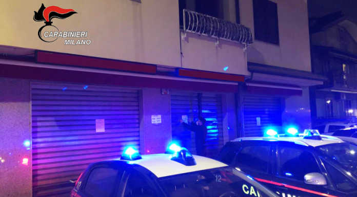 Vendeva bevande dopo l’orario di chiusura, multata la titolare e chiuso l’esercizio carabinieri pioltello