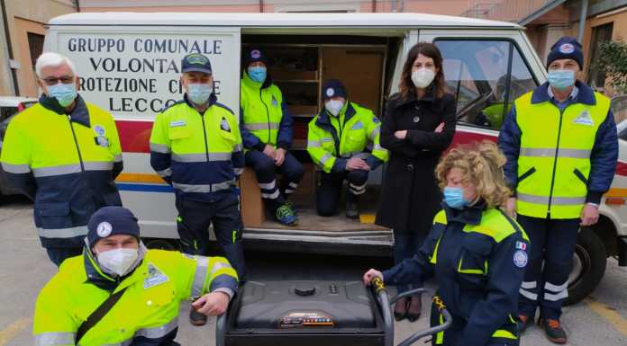 Lecco, un nuovo generatore acquistato dal Comune per la Protezione Civile