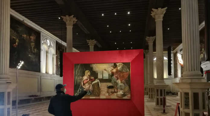 L’Annunciazione di Tintoretto, dopo Lecco ora è esposta a Venezia L'Annunciazione di Tintoretto in mostra a Venezia