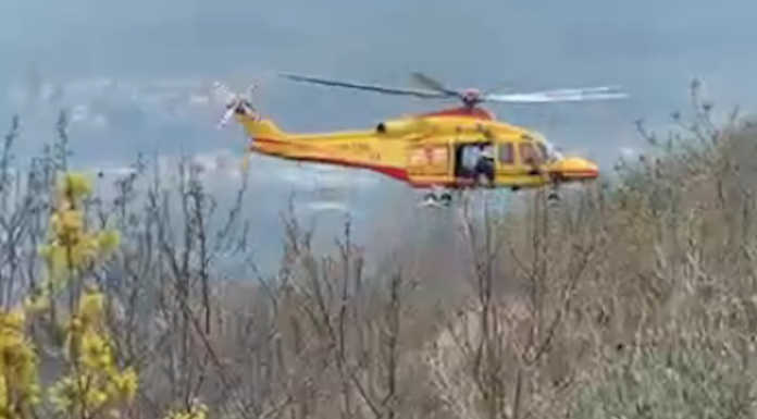 Monte di Brianza. Cade in bici sul sentiero: 15enne elisoccorso