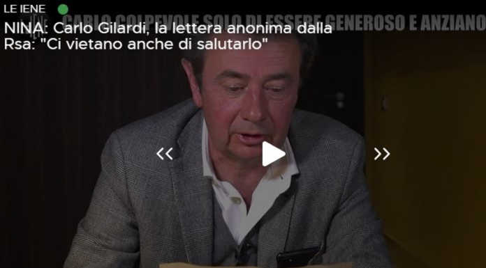 Caso Gilardi. L’ex consigliere Colombo consegna una lettera alle Iene