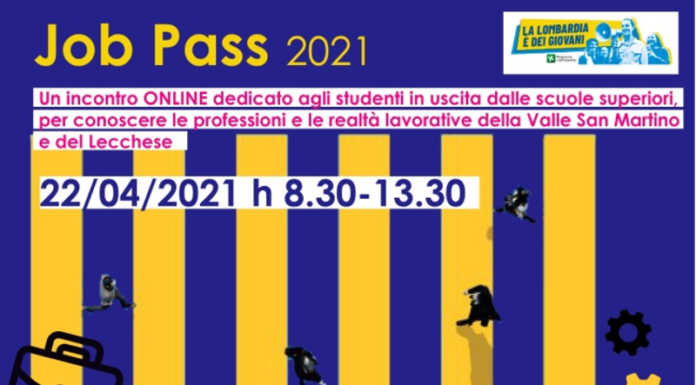 Job Pass. Il 22 aprile gli studenti incontrano il mondo del lavoro