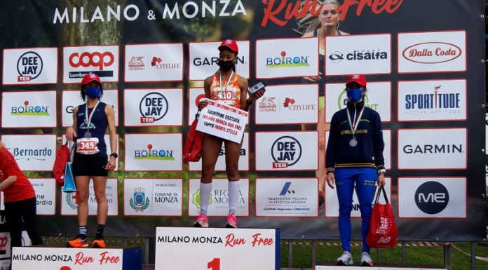 Corsa. Monza Run Free, splendido terzo posto di Maria Righetti
