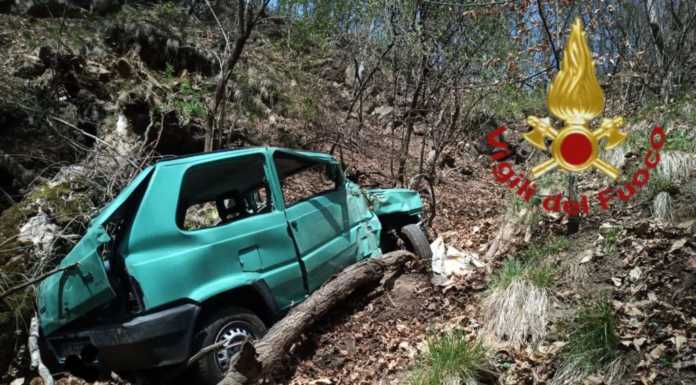 Incidente in Val Cavargna, auto in un dirupo, muore 68enne