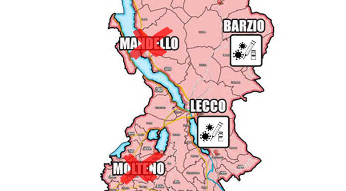 Per la Fase 2, la provincia di Lecco perderà due centri vaccinali su cinque
