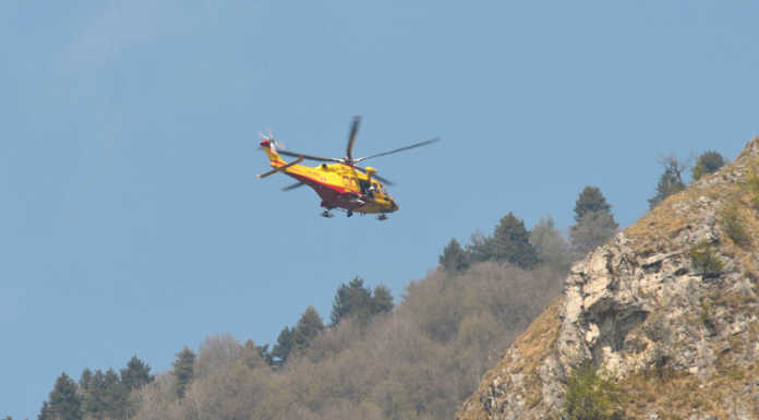 Lierna. Malore sul sentiero del viandante, elisoccorso un escursionista elisoccorso-malore-lierna