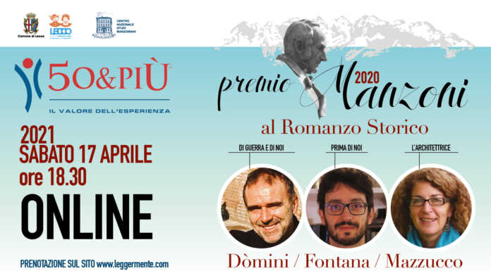 Leggermente. Finale del Premio Manzoni al Romanzo Storico, la diretta LIVE Finale premio manzoni al romanzo storico