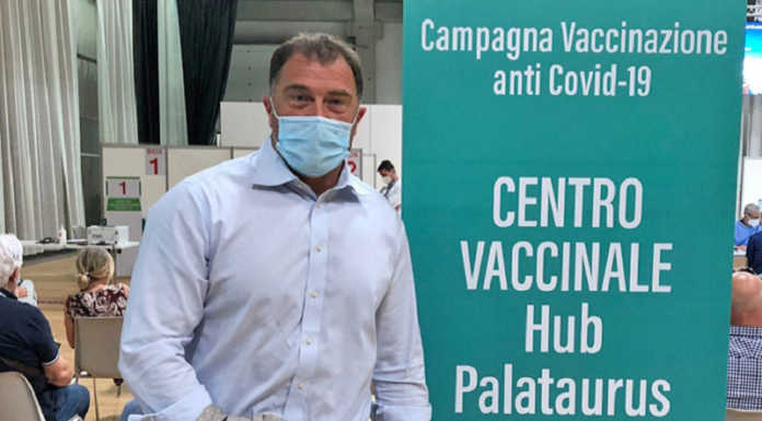 Antonio Rossi: “Altri 20 mila tamponi rapidi per le realtà sportive lombarde” Antonio Rossi palataurus lecco